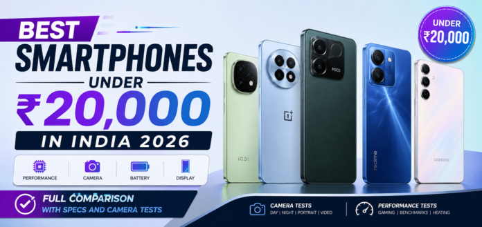 Best Smartphones under 20000 in India 2026
