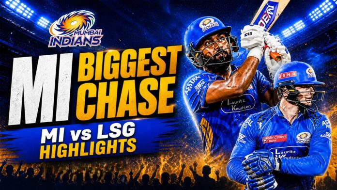 MI vs LSG IPL 2026 Highlights