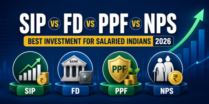 SIP vs FD vs PPF vs NPS India 2026