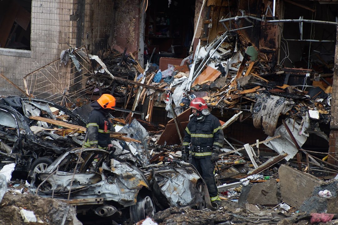 Rescuers dig through debris as seven dead in building collapse in Delhi